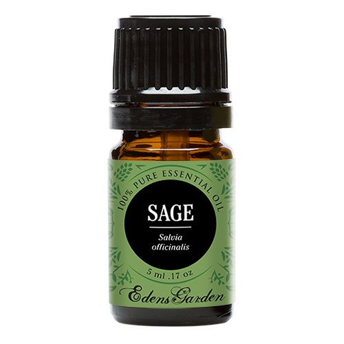 Sage 100% Pure Therapeutic Grade Essential Oil by Edens Garden- 5 ml