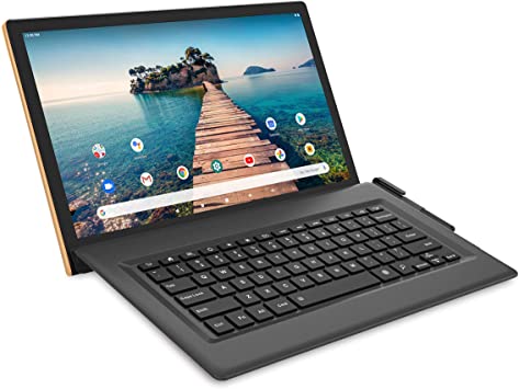 RCA 14" Luna Max [RCT6T48Q35] Quad-Core 3GB RAM 128GB Storage IPS 1920 x 1080 FHD Touchscreen WiFi Bluetooth with Detachable Keyboard Android 10 Tablet (Copper Marble)