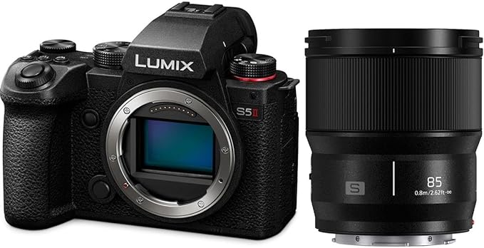 Panasonic LUMIX S5 II Mirrorless Camera with 85mm f/1.8 Lens