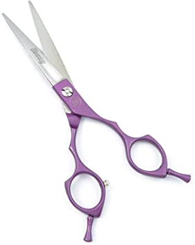 Moontay 6.5 Inch Professional Dog Grooming Scissors, Straight, Curved, Chunker Grooming Shears for Dogs, Cats, and More Pets, Lightweight, Sharp and Durable, 440 C Japanese Stainless Steel