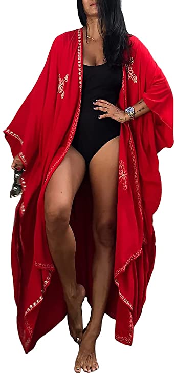 Bsubseach Women Bohemian Bikini Swimsuit Cover Ups for Swimwear Kimono Cardigan