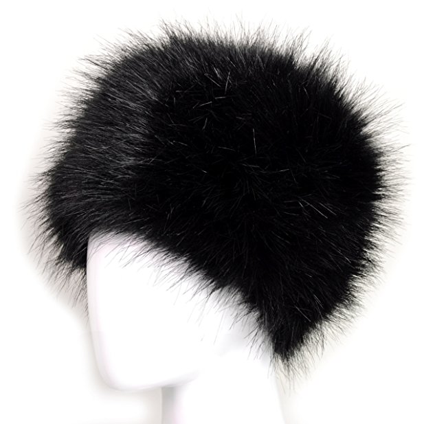 Futrzane Faux Fur Women Russian Cossak Hat for Ladies Winter