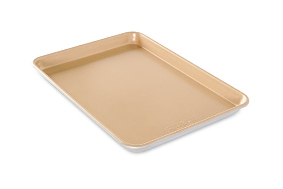 Nordic Ware Naturals Aluminum NonStick Jelly Roll Baking Sheet