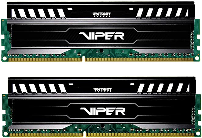 Patriot PV316G160C0K 16GB(2x8GB) Viper III DDR3 1600MHz (PC3 12800) CL10 Desktop Memory with Black Mamba Heatsink