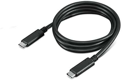 Lenovo USB-C Cable, 4X90U90619 , 1 Meter Length, Black