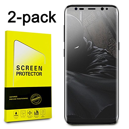 Haycamor Matte Screen Protector Full Screen Coverage 3D PET HD Screen Protector Film for Samsung Galaxy S8 Plus[2-Pack]