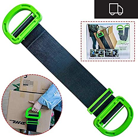 Moving and Lifting Straps for Furniture, Boxes, Mattress, Construction,Lifting Straps Support 600Lbs Heavy Object,Carrying Straps (1PACK)