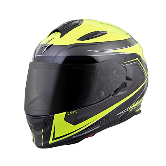 ScorpionExo Unisex-Adult full-face-helmet-style EXO-T510 Helmet (Neon and Black,X-Large), 1 Pack