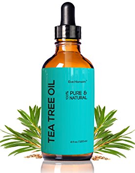 Tea Tree Oil 4 Ounce bottle. Pharmaceutical Grade Pure Tea Tree Essential Oil - Use as a Natural Antiseptic Wash, Dandruff and Lice Treatment, Acne Treatment, and Nail Fungus Treatment.