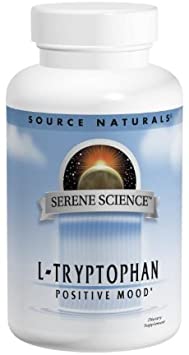 Source Naturals L-Tryptophan Powder Mood, Relaxation and Stress Response Dietary Supplement Promotes Natural, Restfull Sleep, Relaxation and Immune Function - Maintains Healthy Seretonin Levels and Positive Mood - Added Iron, Calcium and More - 50 Grams