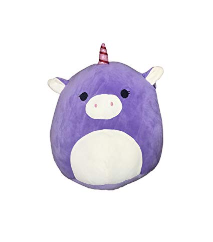 Kellytoy Squishmallow 8 Inch Astrid the Purple Unicorn Super Soft Plush Toy Pillow Pet