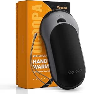 OCOOPA IP45 Waterproof Hand Warmers Rechargeable, 10000mAh Handwarmer with PD & QC 3.0 Hands Heater 15 Hrs Lasting time 3 Heating Level for Hunting Camping Hiking Camouflage Winter Outdoor Gift