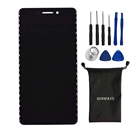 sunways Replacement Parts for Nokia 6.1 2018 Display Touch Digitizer Glass Screen Assembly(Black)