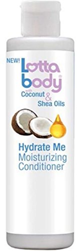 Lotta Body Hydrate Me Moisturizing Conditioner with Coconut & Shea Oils, 10 Fluid Ounce