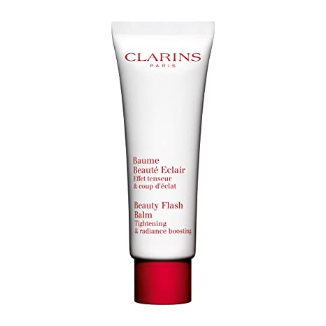 Clarins NEW Beauty Flash Balm | 3-In-1 Hydrating 10-Minute Face Mask, Make-Up Primer, or Quick Pick Me Up Radiance Booster | Moisturizes, Brightens and Visibly Tightens | Non-Oily and Non-Comedogenic