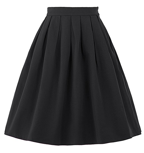 Belle Poque Vintage Retro Casual Summer Swing Skirts