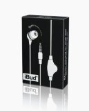 Single Ear Ear Bud for Apple iPad in White iPod iPhone and other MP3 players