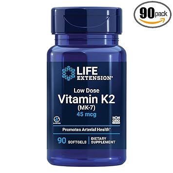 Life Extension Low-dose Vitamin K2 Softgels 90-Count