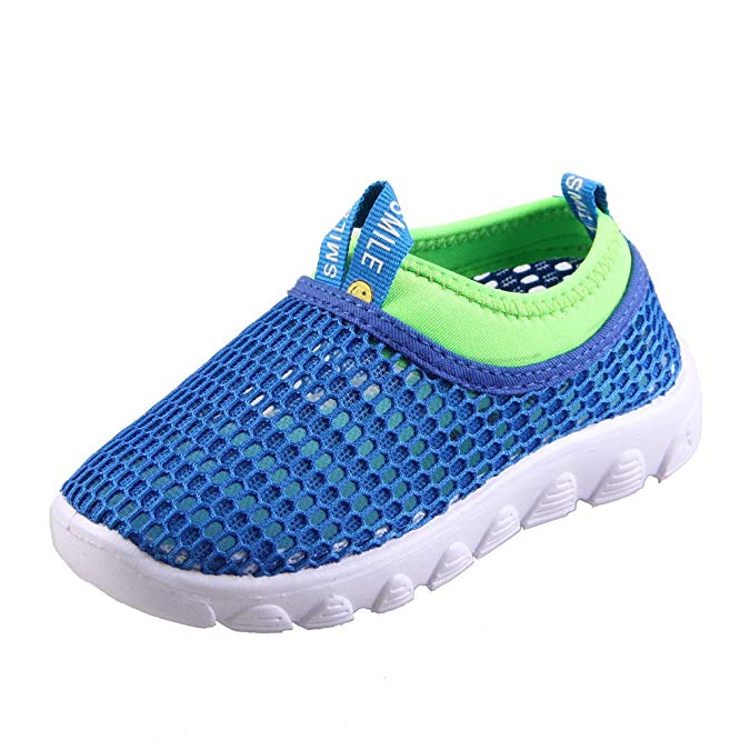 CIOR Kids Aqua Shoes Breathable Slip-on Sneakers for Running Pool Beach Toddler