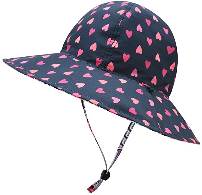 Baby Girls Floppy Sun Hat Boys Toddler Outdoor Waterproof Cap for Summer Beach Adventure 0-7T