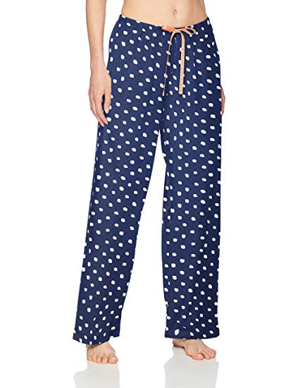 HUE Printed Knit Long Pajama Sleep Pant Women's, Medieval/Sundot, X-Large