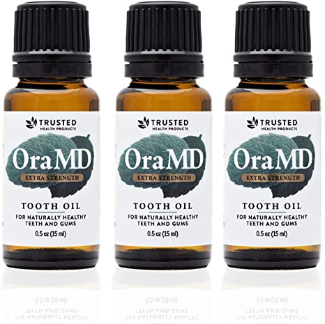 OraMD Extra Strength - Gingivitis, Bleeding Gums – Superior Toothpaste and Mouthwash Alternative – 100% Pure Essential Oils – Dentist Recommended for Over 15 Years