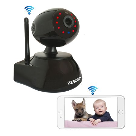ZEBORA® Baby Monitor, Super HD 960P Internet WiFi Wireless Network IP Security Surveillance Video Camera System, Pet and Nanny Monitor with Pan and Tilt, Two Way Audio & Night Vision