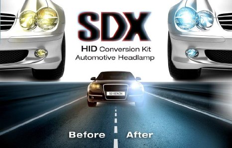 HID DC Xenon Headlighttrade quotSlimquot Conversion Kit by SDX H7 6000K