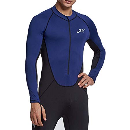 Zionor Full Body Sport Rash Guard Dive Skin Suit for Swimming Snorkeling Diving Surfing with UV Sun Protection Long-Sleeve for Women