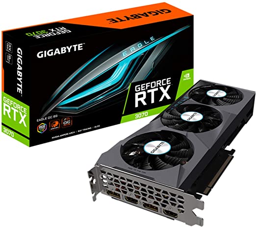 Gigabyte GeForce RTX 3070 EAGLE OC 8GB Graphics Card