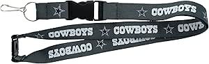 Aminco NFL Dallas Cowboys Team Lanyard, Charcoal