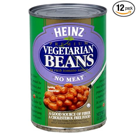 Heinz Vegetarian Bean Tomato Sauce, 16-ounces (Pack of12)