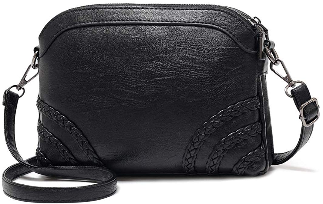 Crossbody Bag for Women Small Leather Phone Purse Wallet Shoulder Bag Trendy Ladies Wristlet Clutch