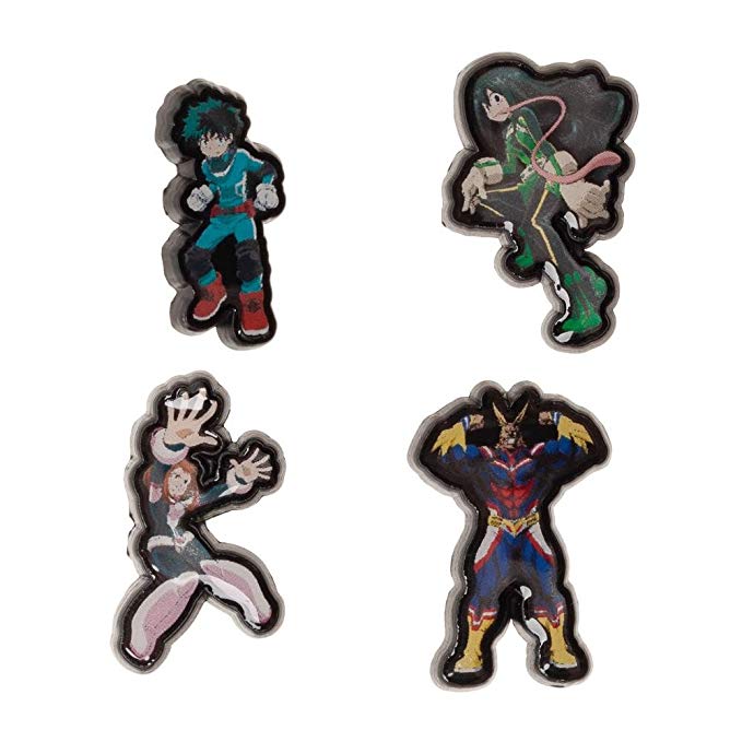 My Hero Academia - 4-Pack Character Lapel Pin Set