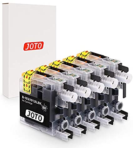 JOTO Compatible Ink Cartridge Replacement for Brother LC-103XL LC103XL LC103 XL for Brother MFC J870DW J450DW J470DW J650DW J4410DW J4510DW J4710DW J6720 J6920DW (Black, 5 Pack, High Yield)