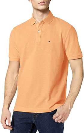 Tommy Hilfiger Men's Short Sleeve Cotton Pique Polo Shirt in Classic Fit