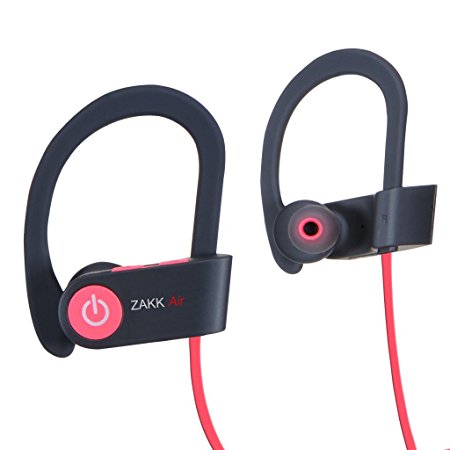 Zakk Air in-Ear Bluetooth Earphone with Mic (Red)/Bluetooth Headset/Wireless Headphones