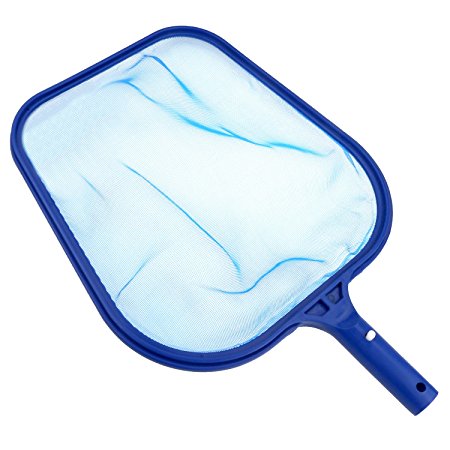 TedGem Pool Skimmer, Swimming Pool Pond Flat Net / Leaf Skimmer Heavy Duty Leaf Skimmer Durable & Lightweight for Cleaning Swimming Pool Leaves & Debris