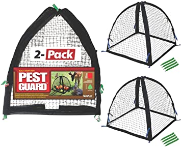 Nuvue Products 32100, 22" x 22" x 22", 2 Pack Pest Guard Cover, Two-Pack, Black
