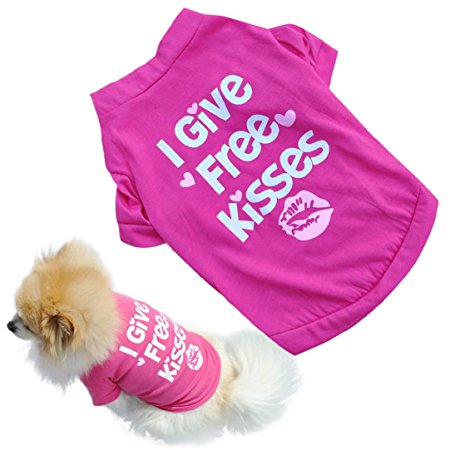 Mosunx(TM) Hot!New Pet Puppy Summer Shirt Small Dog Cat Pet Clothes Vest T Shirt