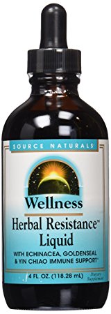 Source Naturals Wellness Herbal Resistance Liquid, 4 Ounce