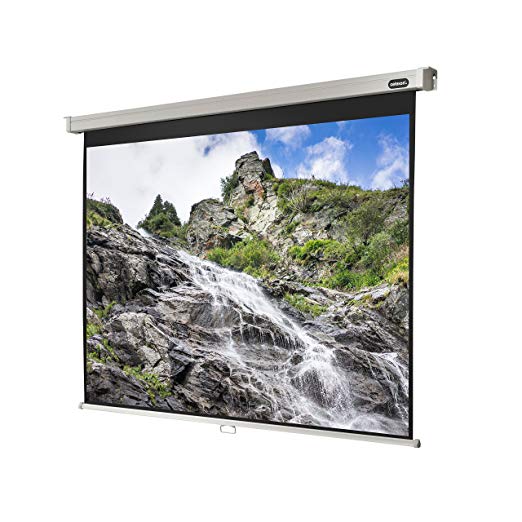 celexon 89“ Manual Pull Down Projector Screen Manual Professional, 69 x 52 inches viewing area, 4:3 format, Gain 1.2