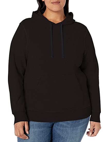 Amazon Essentials Women's Plus Size French Terry Fleece Pullover Hoodie