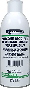MG Chemicals 422B-340G Silicone Conformal Coating,  Clear ,12 oz Aerosol