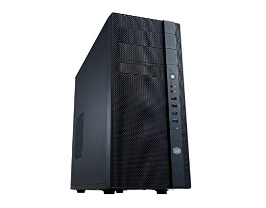 Cooler Master N400 - Mid Tower Computer Case with ATX Motherboard Support, Multiple 240mm Radiator Support, and Ventilated Front Panel