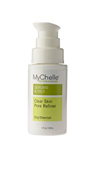 MyChelle Clear Skin Pore Refiner, Pore-Refining Serum with Vitamin A and Probiotics for Normal, Oily and Blemish-Prone Skin Types, 1.0 fl oz