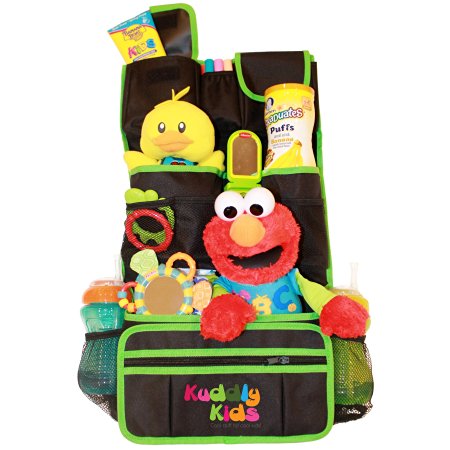 Kuddly Kids Backseat Car Organizer For Kids The Ultimate Travel Accessories For Baby, Kids Toy Car Storage. Mommies Car Clutter Control Toy Organizer's For Kids. Perfect Road Trip Accessories For Kids