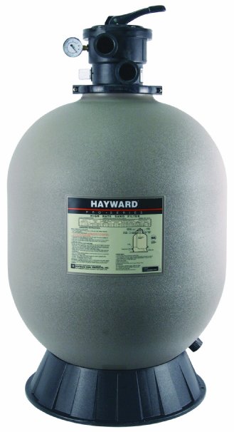 Hayward S270T Pro Series 27-Inch 1-1/2-Inch Vari-Flo Valve Top-Mount Pool Sand Filter for In-ground Pool