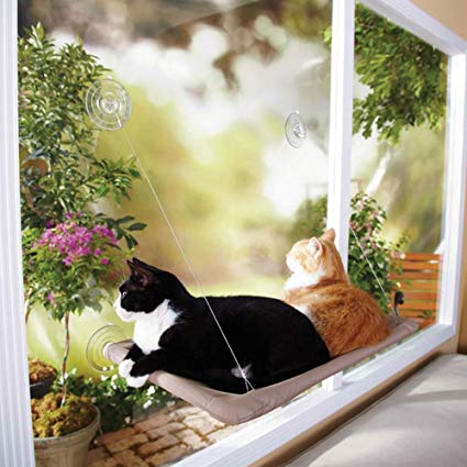 Md trade Cozy Sunny Seat Safety Window-Mounted Cat Bed Cat Hammock Cat Resting seat