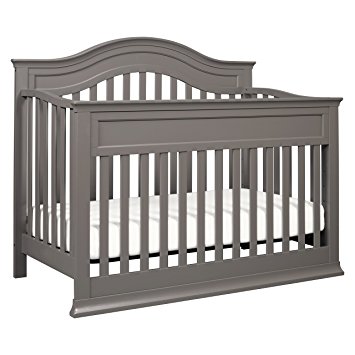 DaVinci Brook 4-in-1 Convertible Crib with Toddler Bed Conversion Kit in Finish, Slate